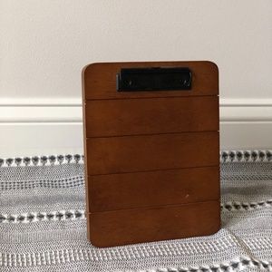 Decorative, Wooden Clipboard
